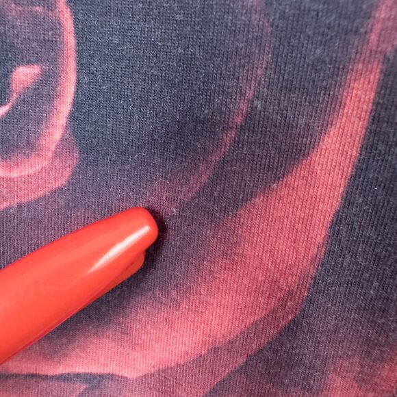 Redbubble Skull and Roses Graphic T-Shirt Unisex Small Black Grunge Goth Art - Picture 7 of 16